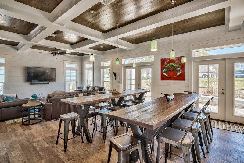 2 high-top gathering tables, room for all